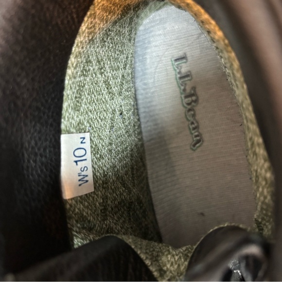 L L Bean Black Leather Gore Tex Ankle Boots - Picture 10 of 10